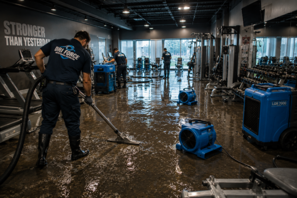 Fitness Center Damage Restoration