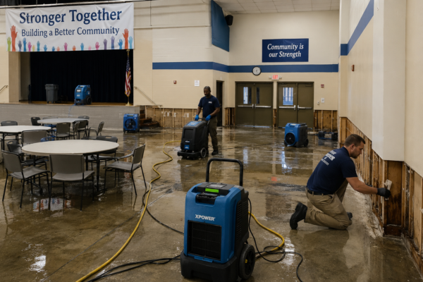 Community Center Damage Restoration