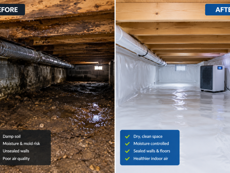 Crawl Space Waterproofing Cost in Columbia, SC: What to Expect ?